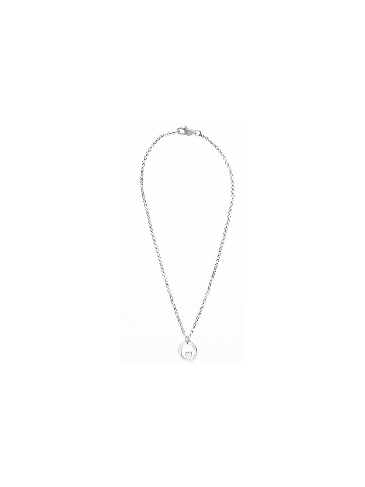 עדי סידלר שרשרת נירוסטה לב במעגל... | תליון יהודי